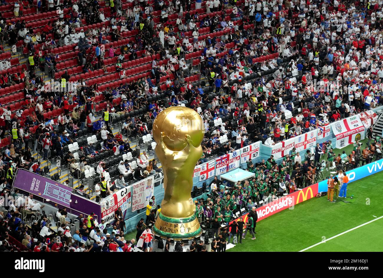 A crowd of photographers at the world cup final hi-res stock ...