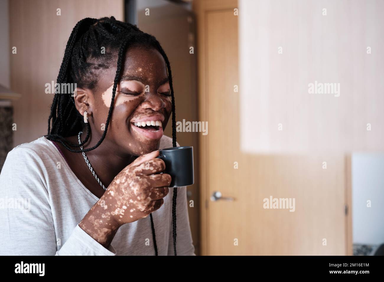 Happy melanin hi-res stock photography and images - Alamy