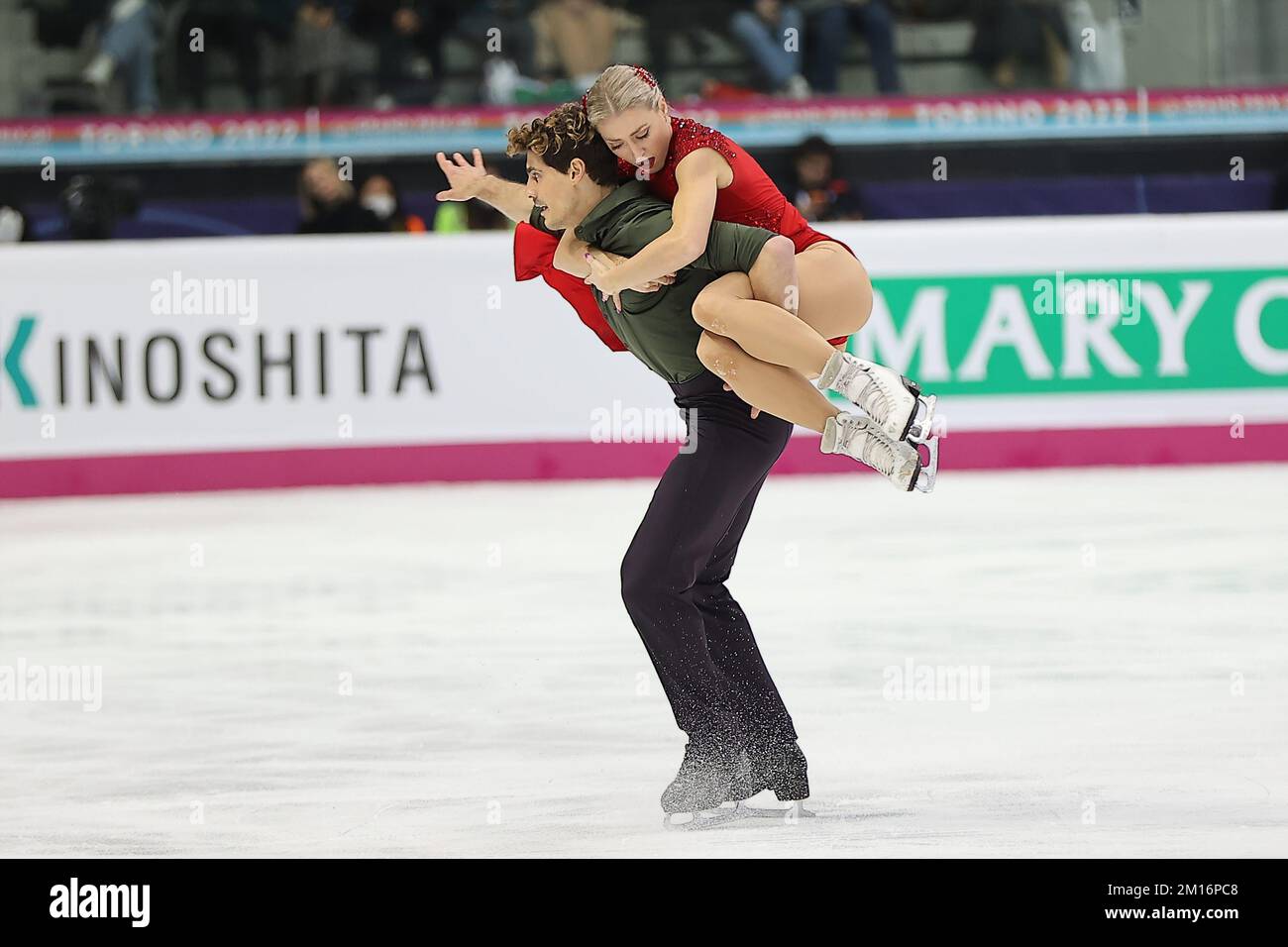 Turin, Italy. 10th Dec, 2022. Madison Chock/Evan Bates (Usa) during Ice