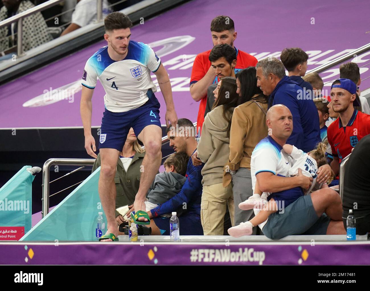 England s Declan Rice With Friends And Family Following Defeat In The england-s-declan-rice-with-friends-and-family-following-defeat-in-the