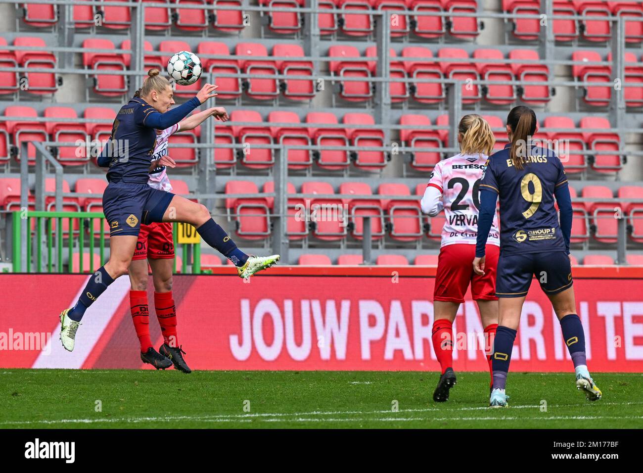Ella Van Kerkhoven (3) of OHL pictured during a female soccer game between Standard Femina de