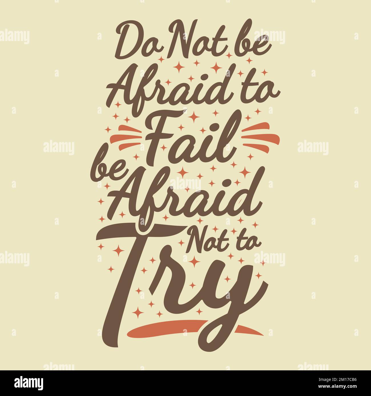 Motivational Typography Quote Design Stock Vector Image & Art - Alamy