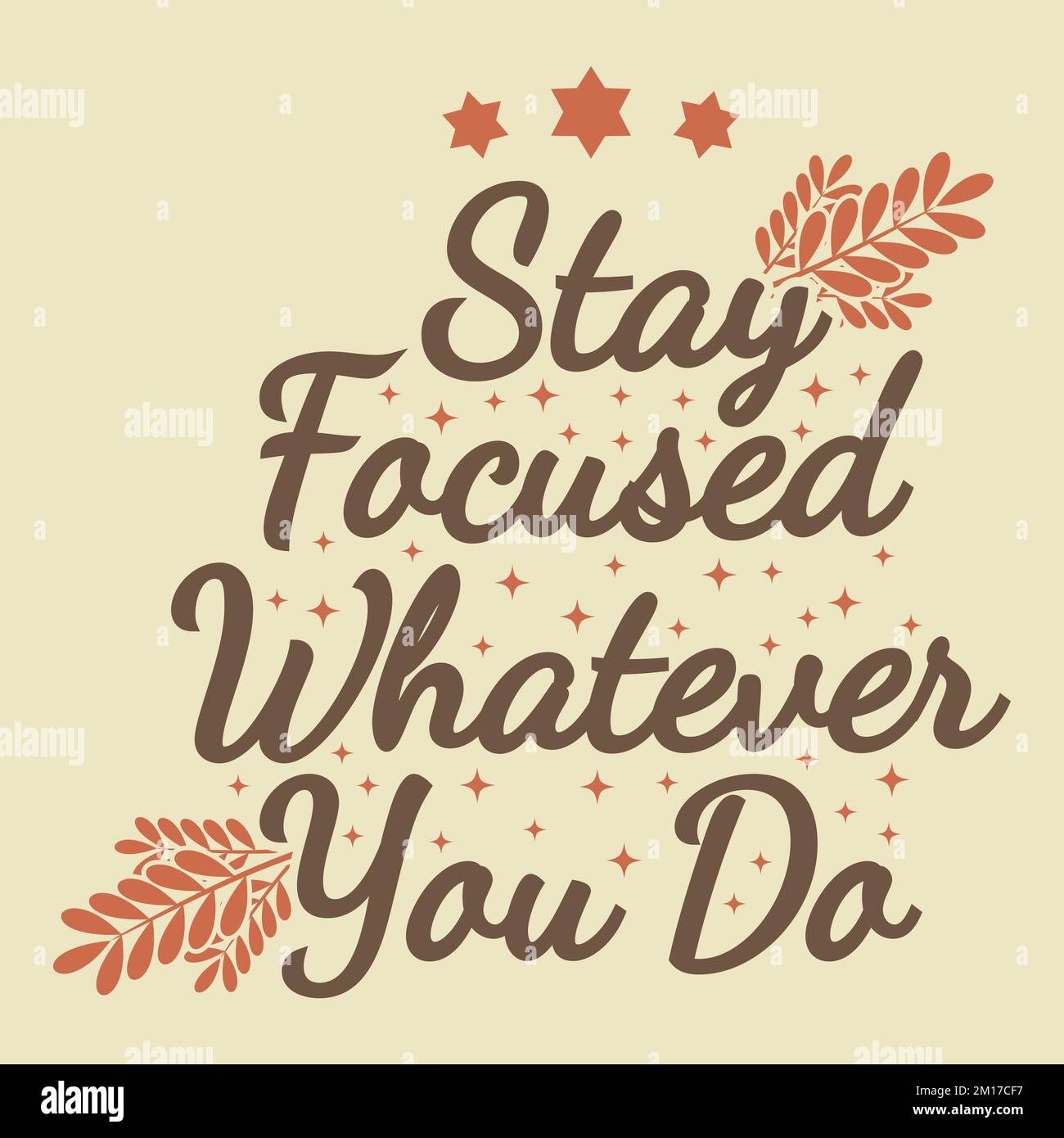 Motivational Typography Quote Design Stock Vector Image & Art - Alamy