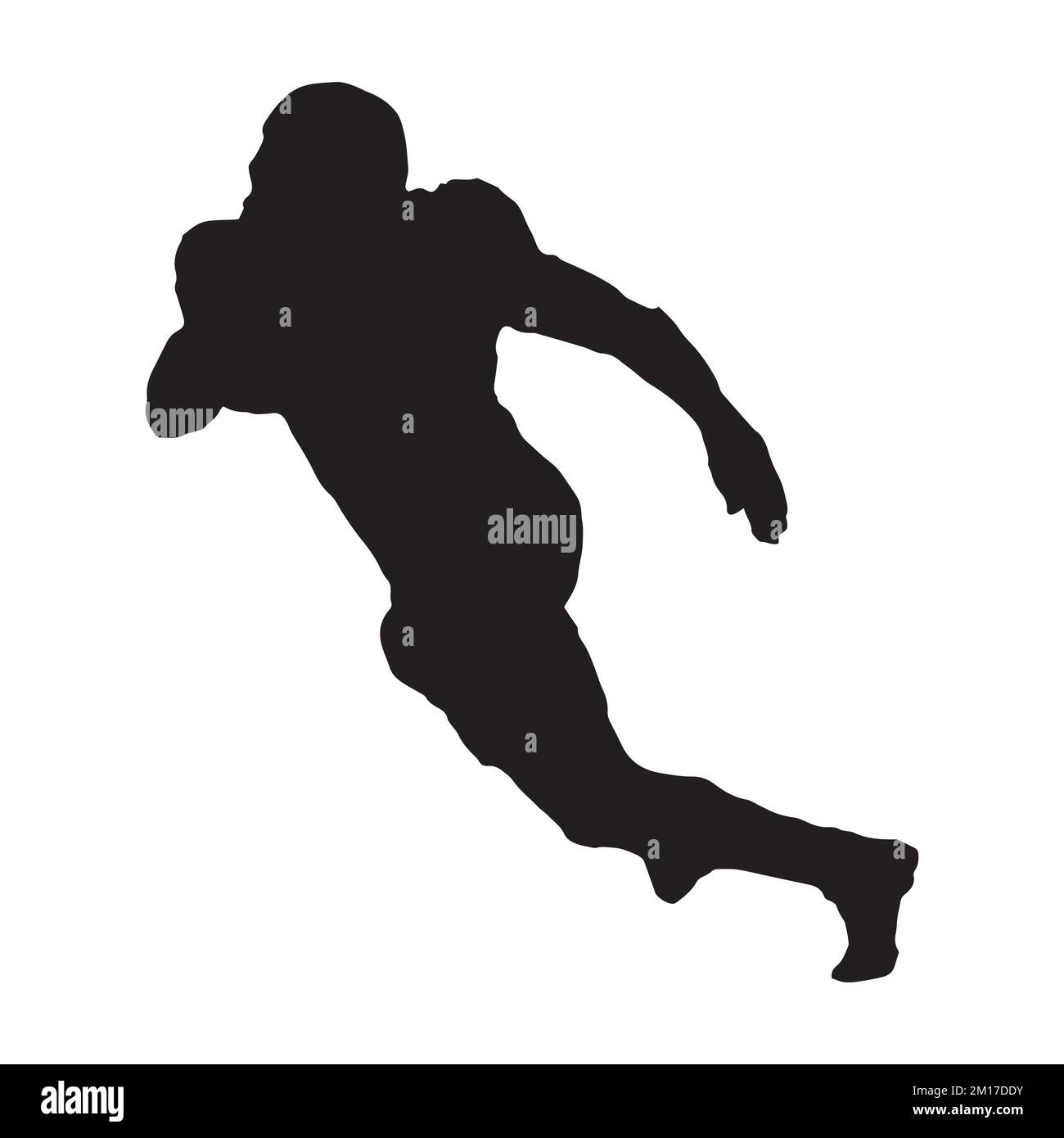 American Football Player Silhouette Stock Vector Image & Art Alamy