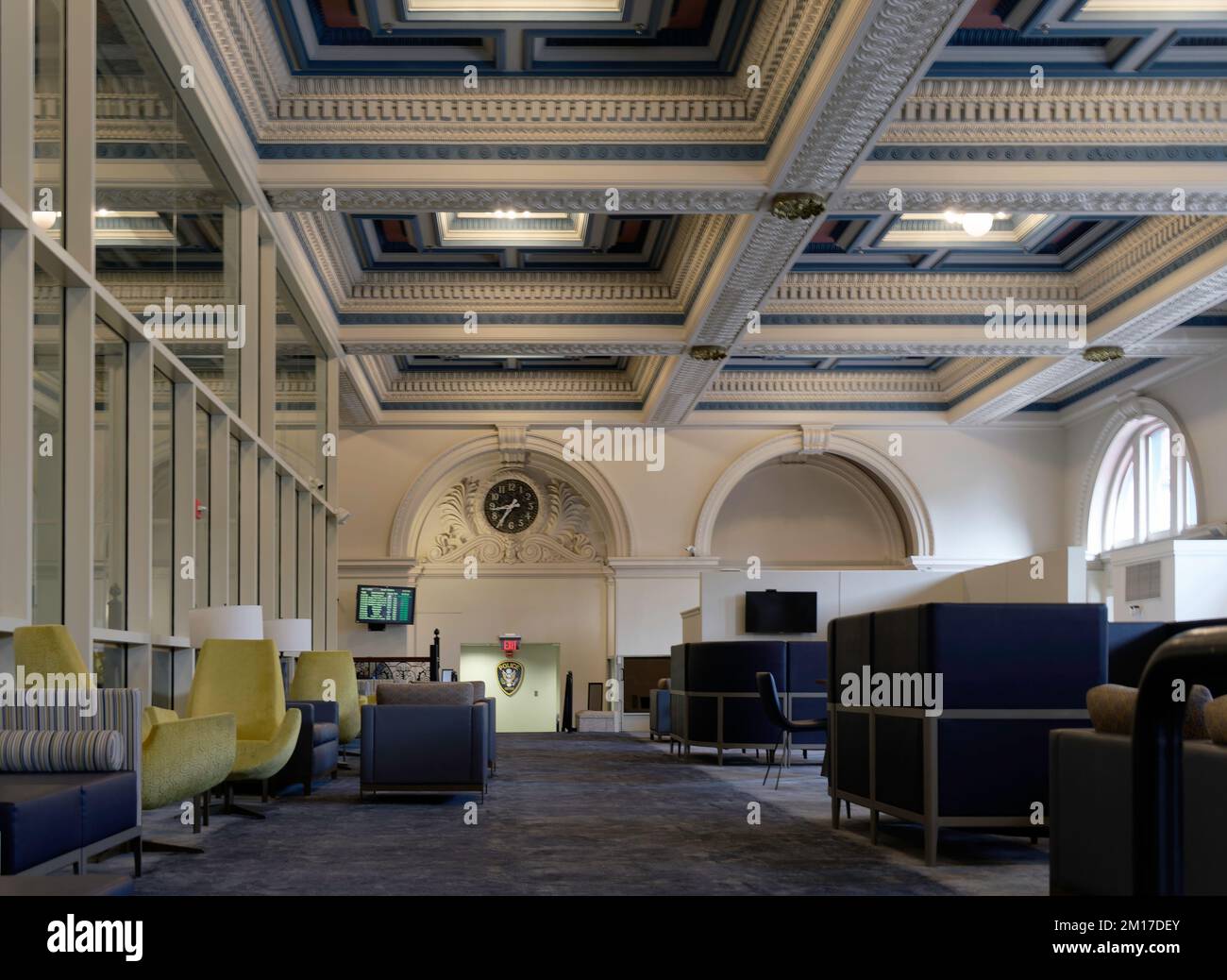 Acela Lounge in South Station Boston Stock Photo Alamy