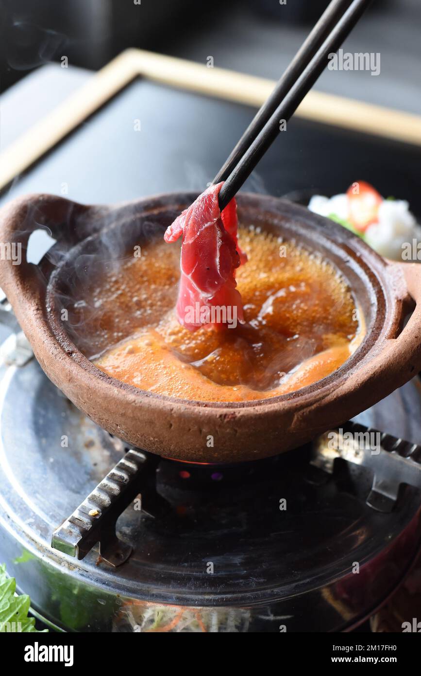 Korean hot pot hi-res stock photography and images - Alamy