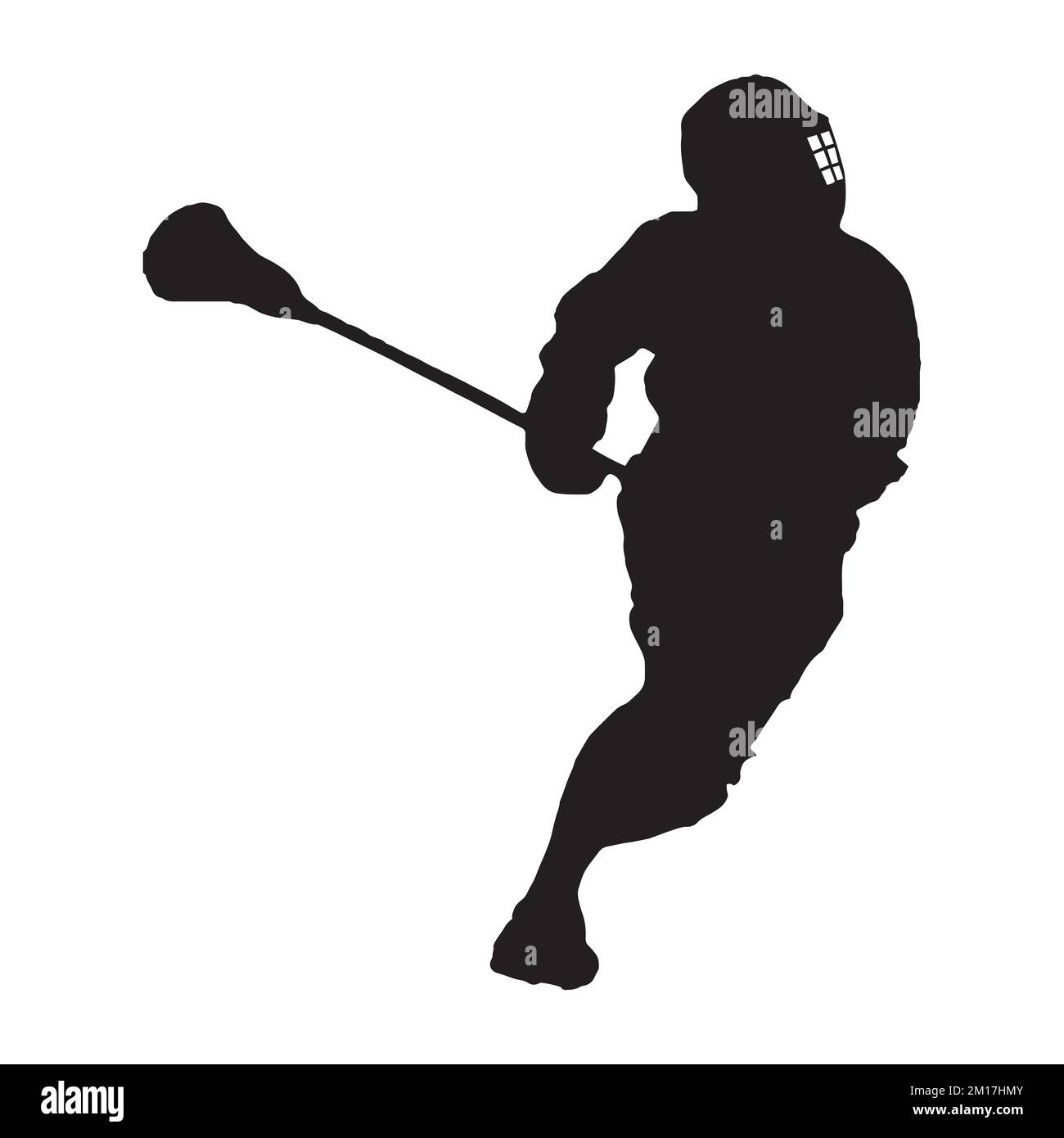 Lacrosse Player Art Silhouette Stock Vector Image & Art Alamy