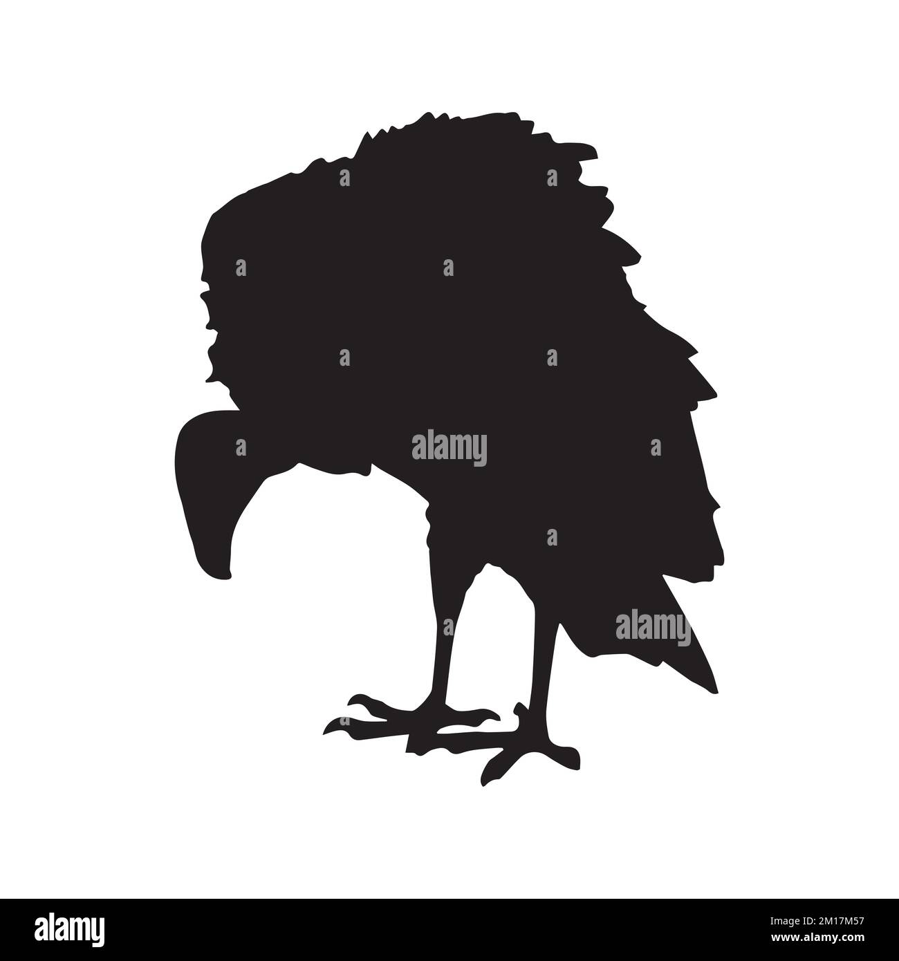 Carrion silhouette Stock Vector Images - Alamy