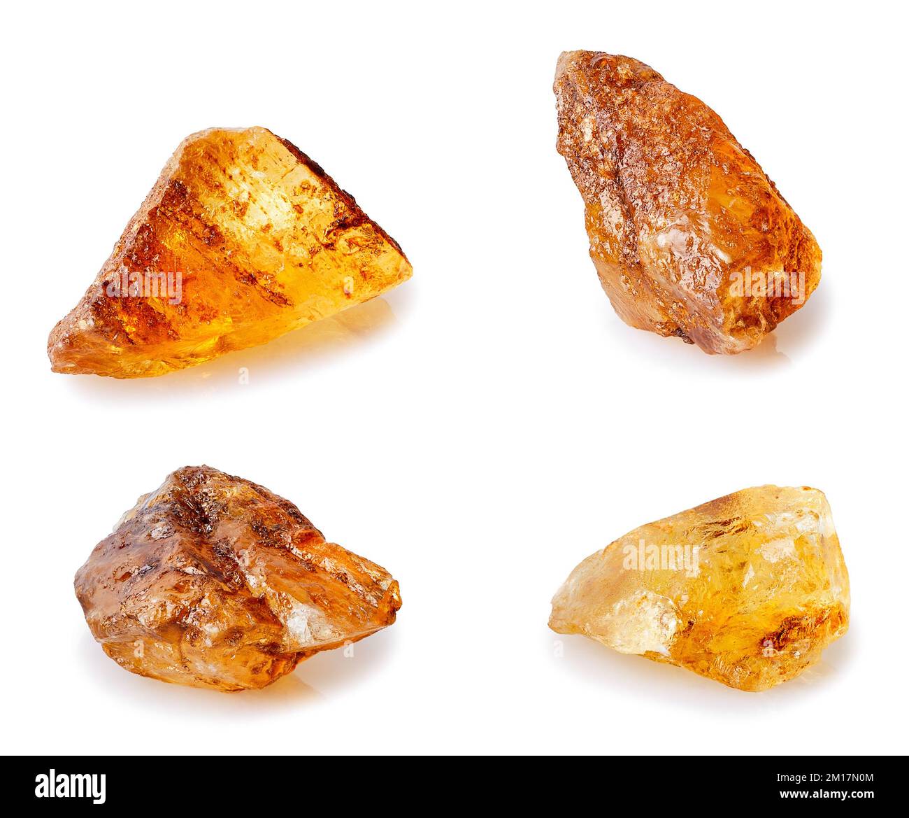 set of brown caramelized sugar lumps isolated on white Stock Photo Alamy