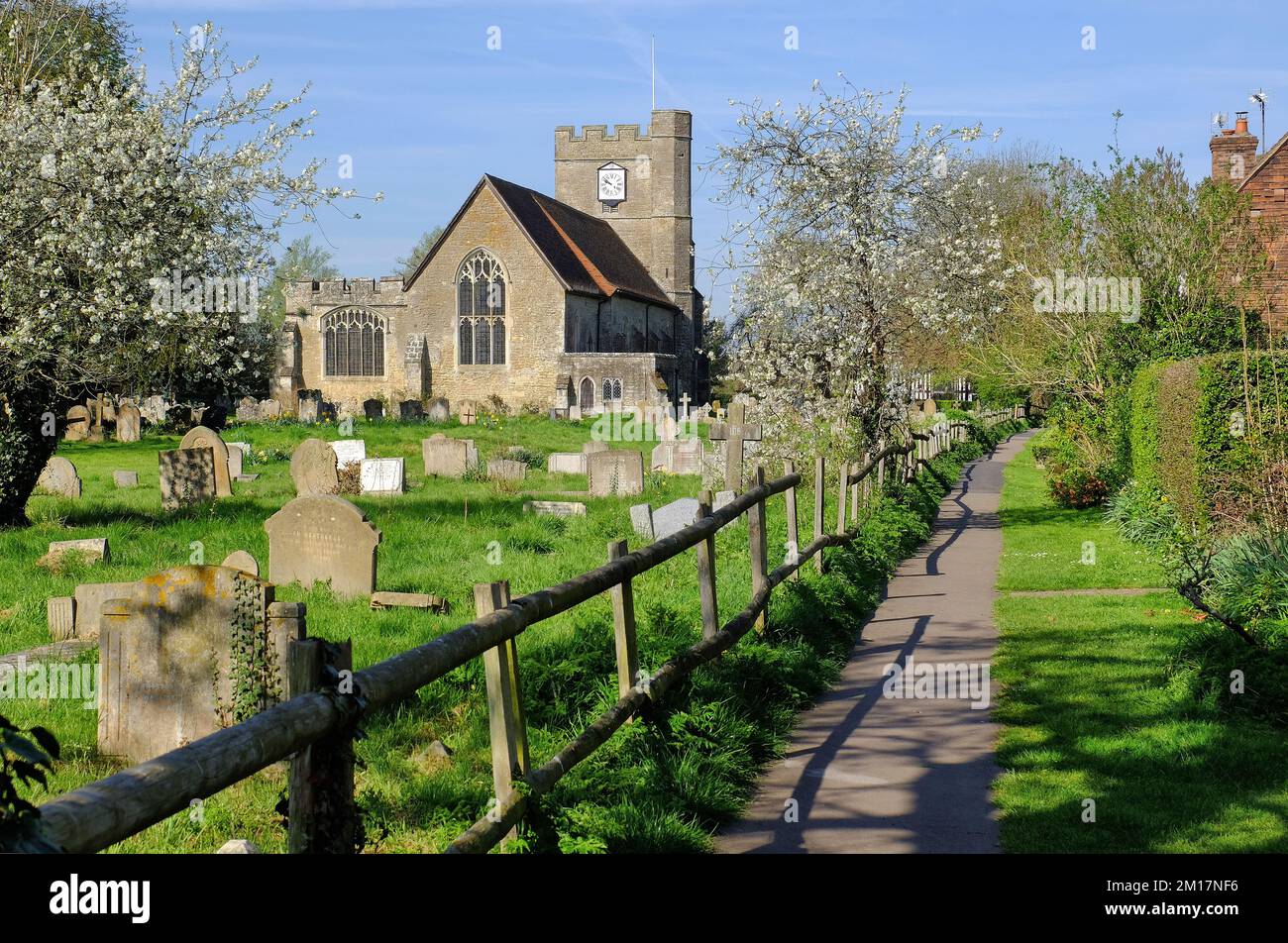 Headcorn View along Church Walk to St Peter and St Paul’s Church