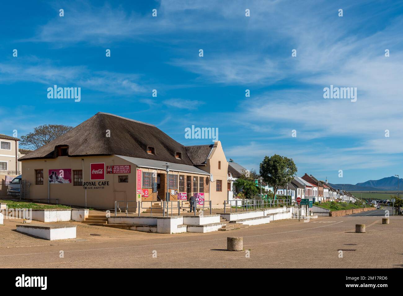 Elim, South Africa Sep 21, 2022 A street scene, with a supermarket