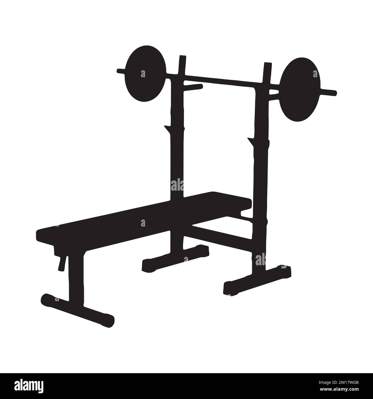 Weight Bench Art Silhouette Stock Vector Image Art Alamy weight-bench-art-silhouette-stock-vector-image-art-alamy