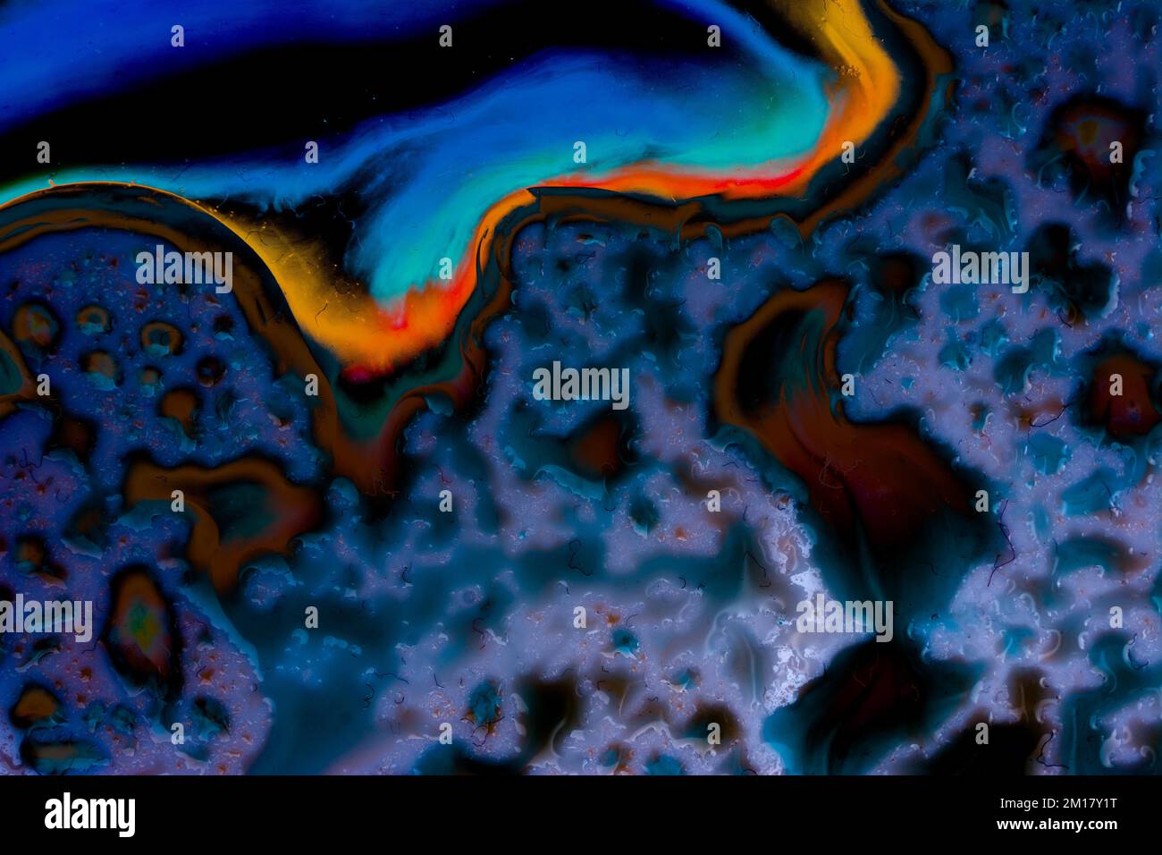 Bubbles colorful paint hi-res stock photography and images - Alamy