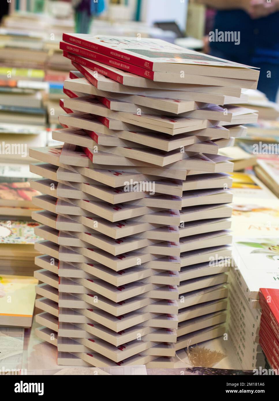 Stack of books stored as Education and business concept Stock Photo - Alamy