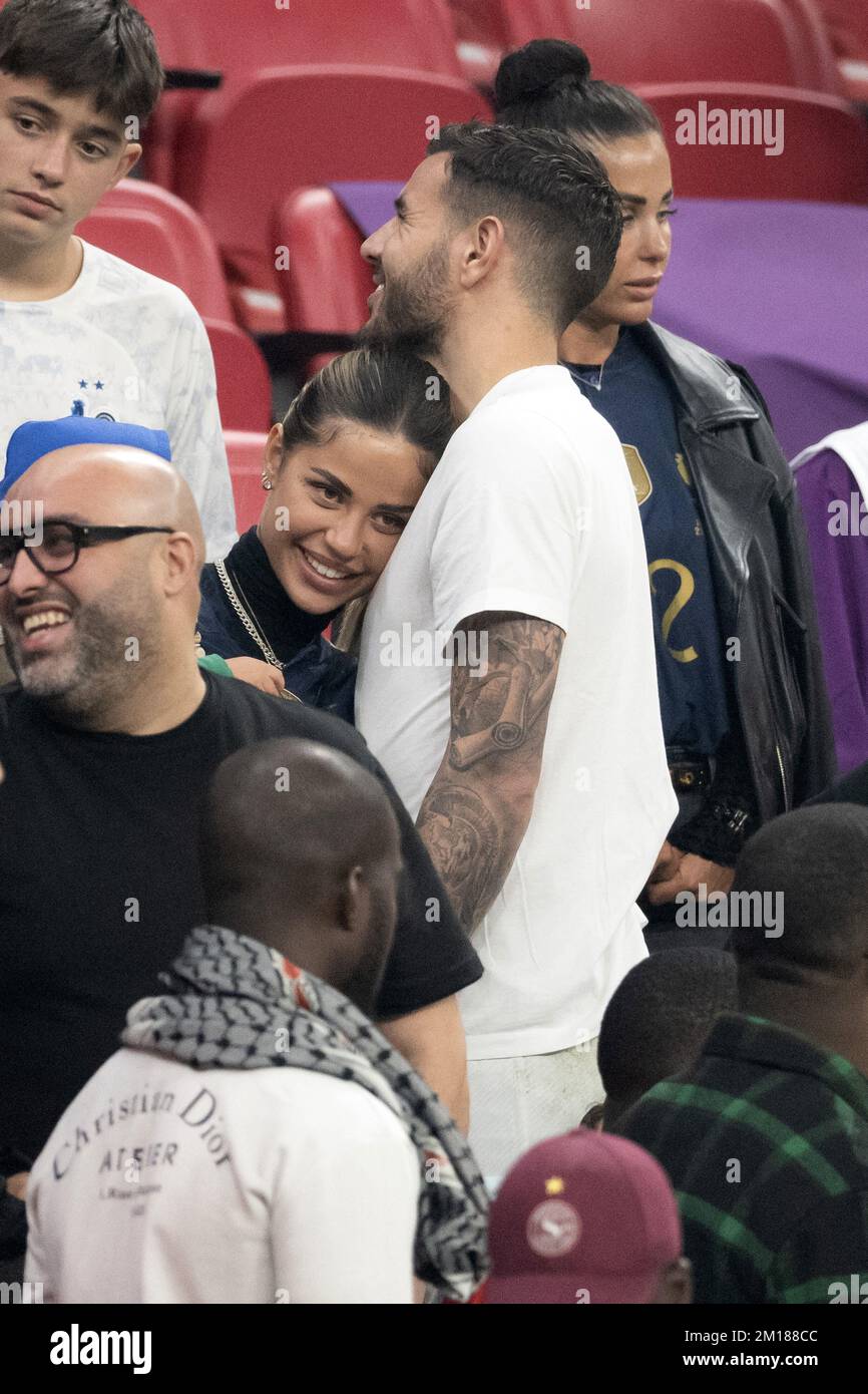 Doha, Qatar. 11th Dec, 2022. Zoe CRISTOFOLI and Theo HERNANDEZ of ...