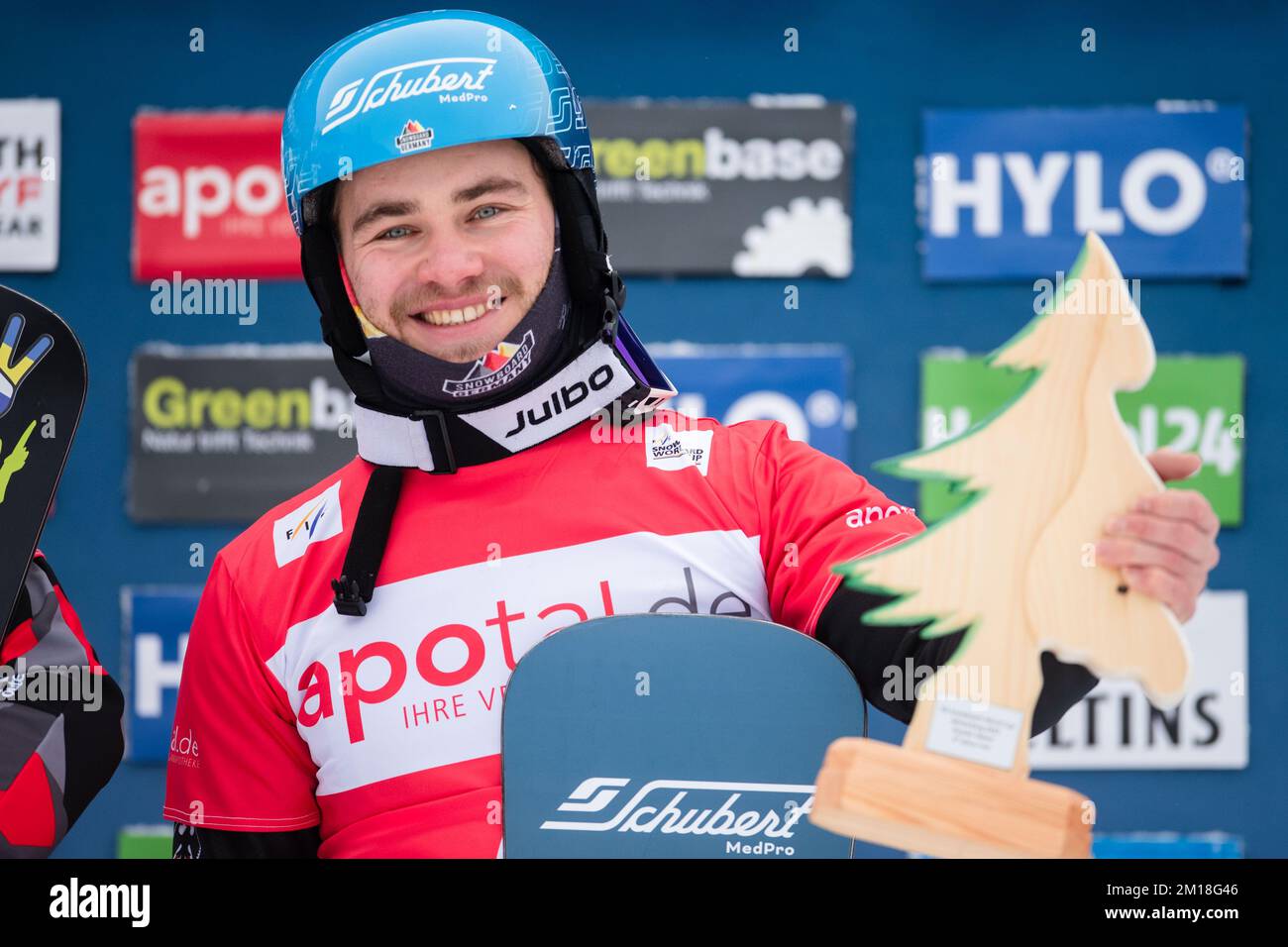 Winterberg, Germany. 11th Dec, 2022. Snowboard, World Cup, Parallel Slalom, Final, Men Third