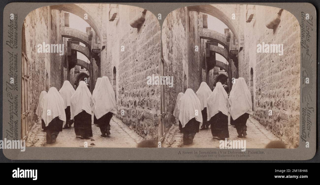 Tirage Photo Argentique Vintage - Palestine, Jérusalem - Circa 1944 - Format 8,5x13,5 Cm