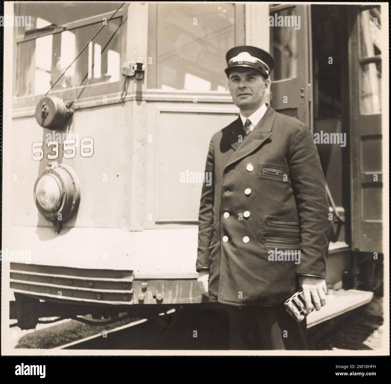 Street railroad employee , Street railroad employees, Boston Elevated ...