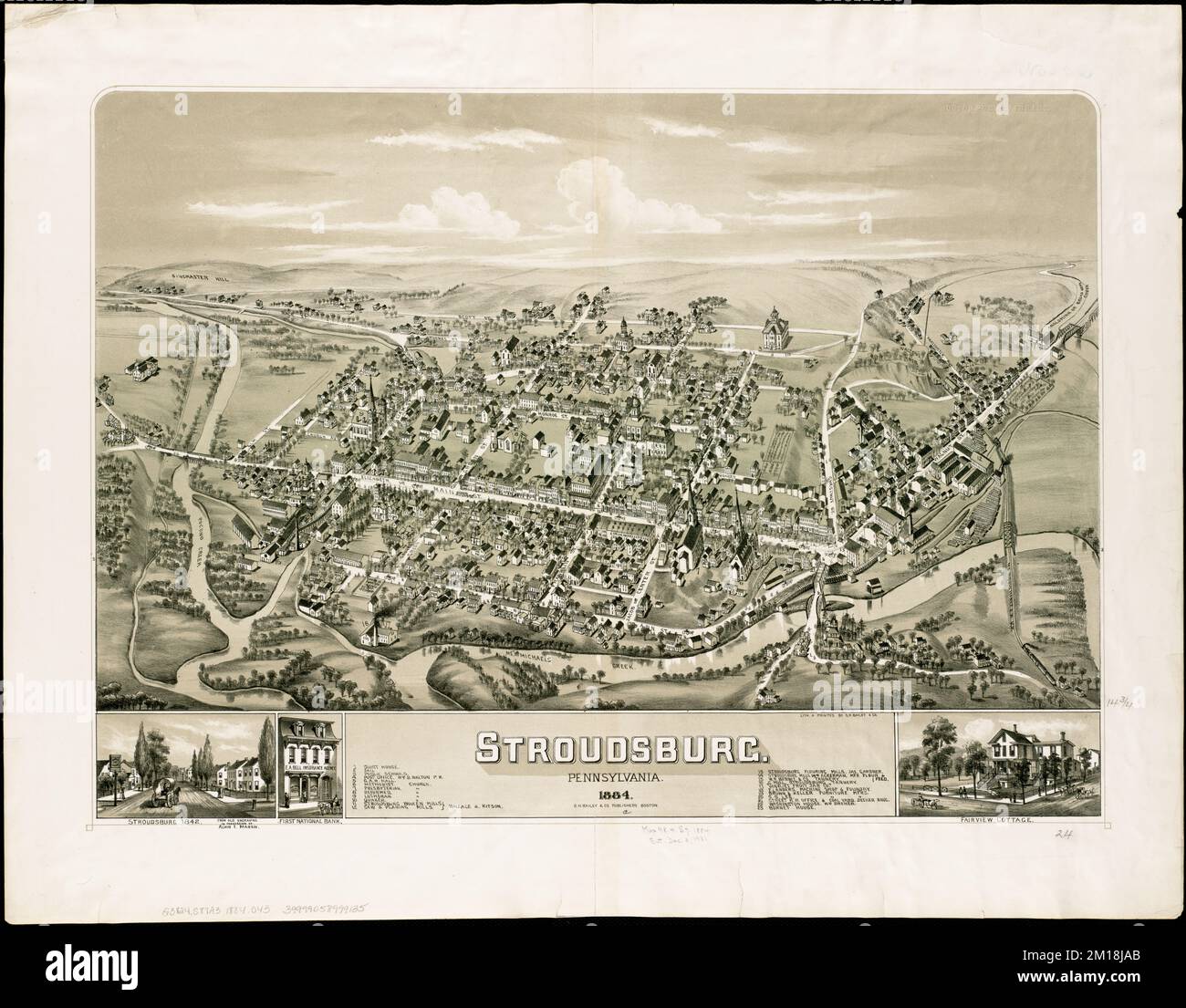 Stroudsburg Pennsylvania , Stroudsburg Pa., Aerial views Norman B