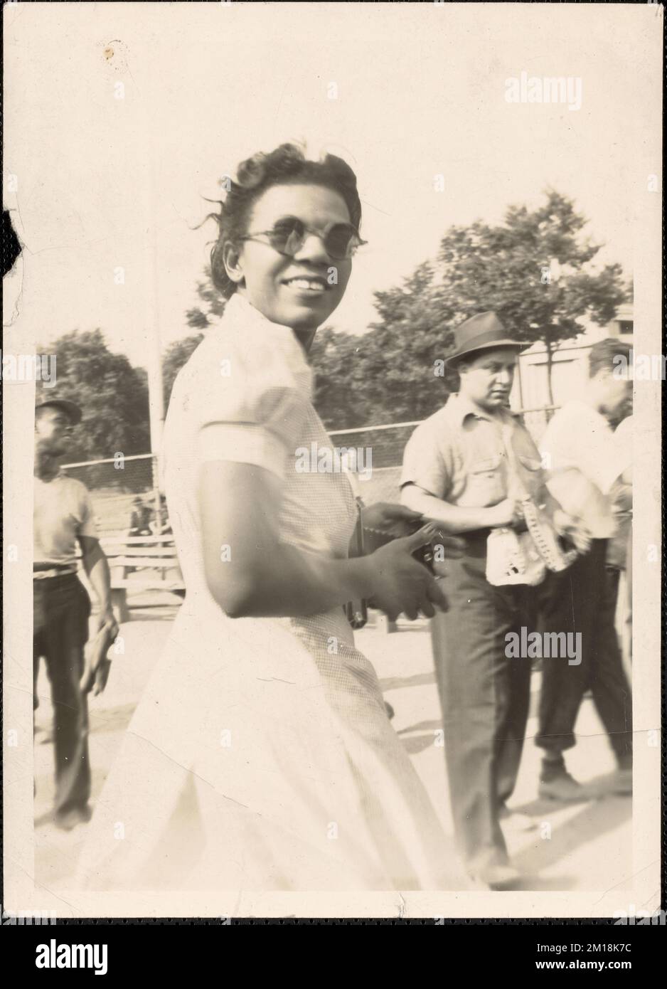 Subject, Ivy Anderson, featured singer in Duke Ellington's orchestra , Singers, Anderson, Ivie. Jack Miller Collection Stock Photo