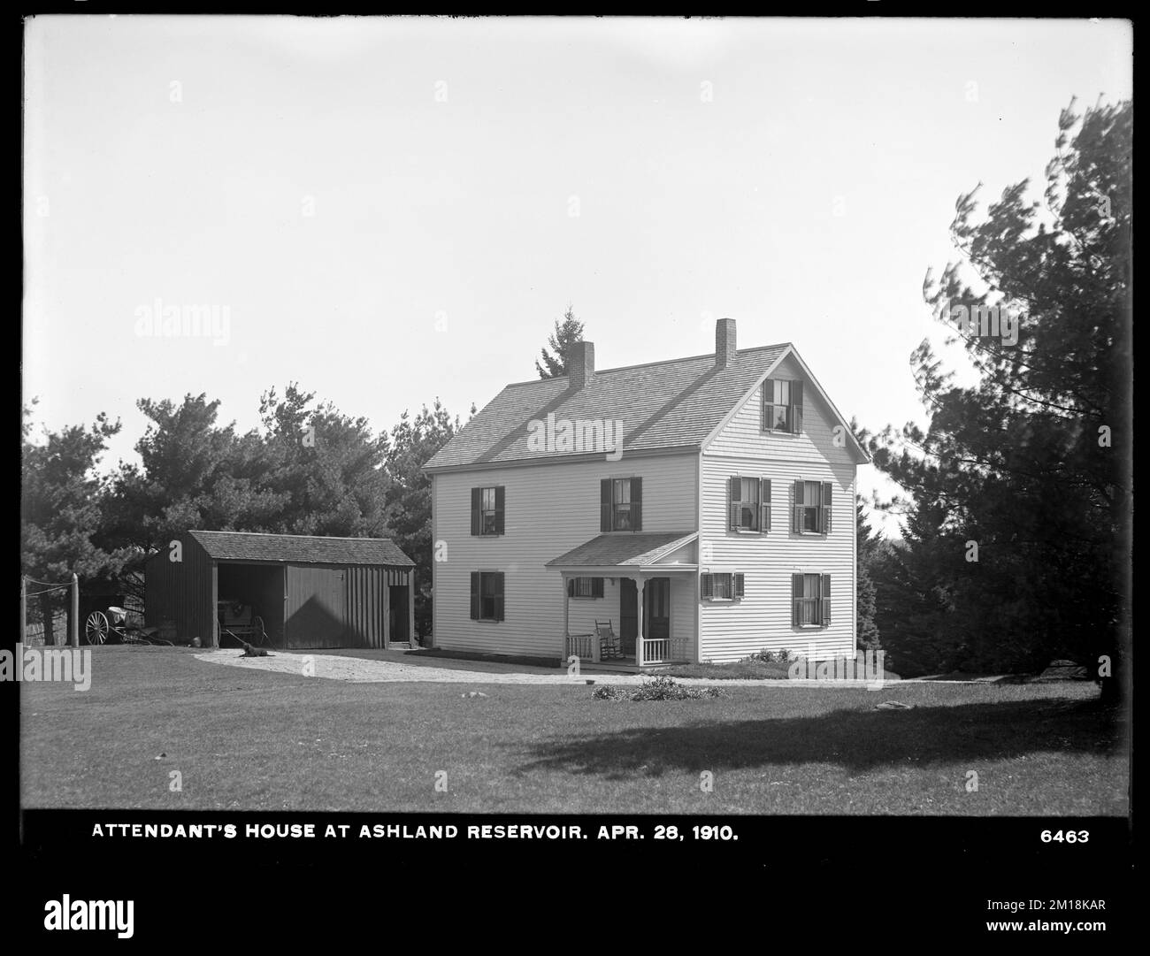 Sudbury Department, Ashland Reservoir, Attendant's house, Ashland, Mass