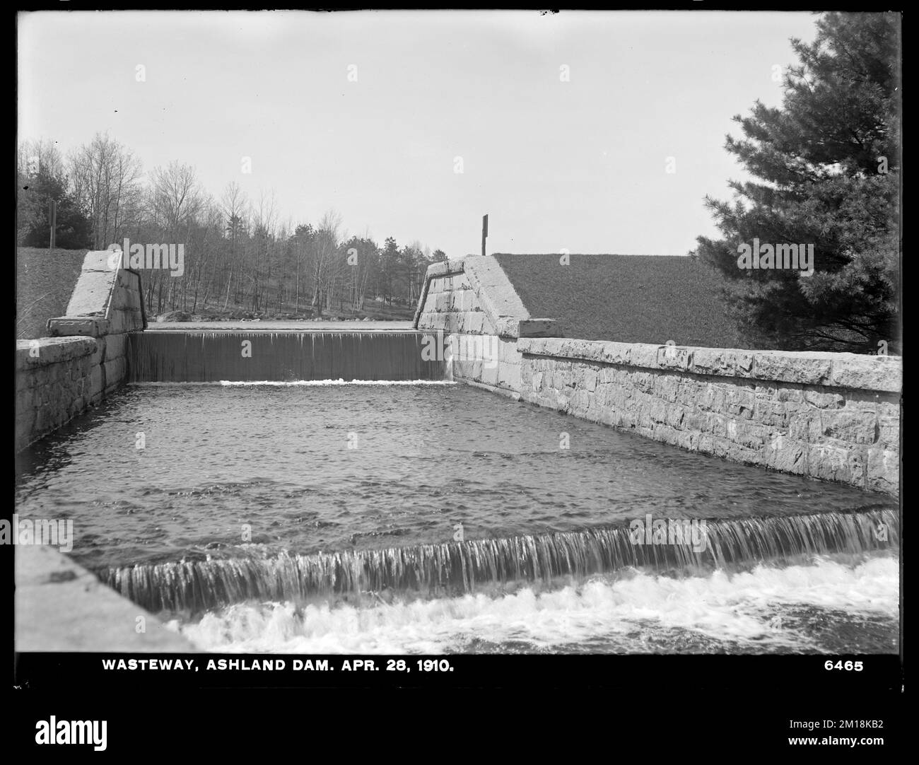 Sudbury Department, Ashland Dam, Wasteway, Ashland, Mass., Apr. 28