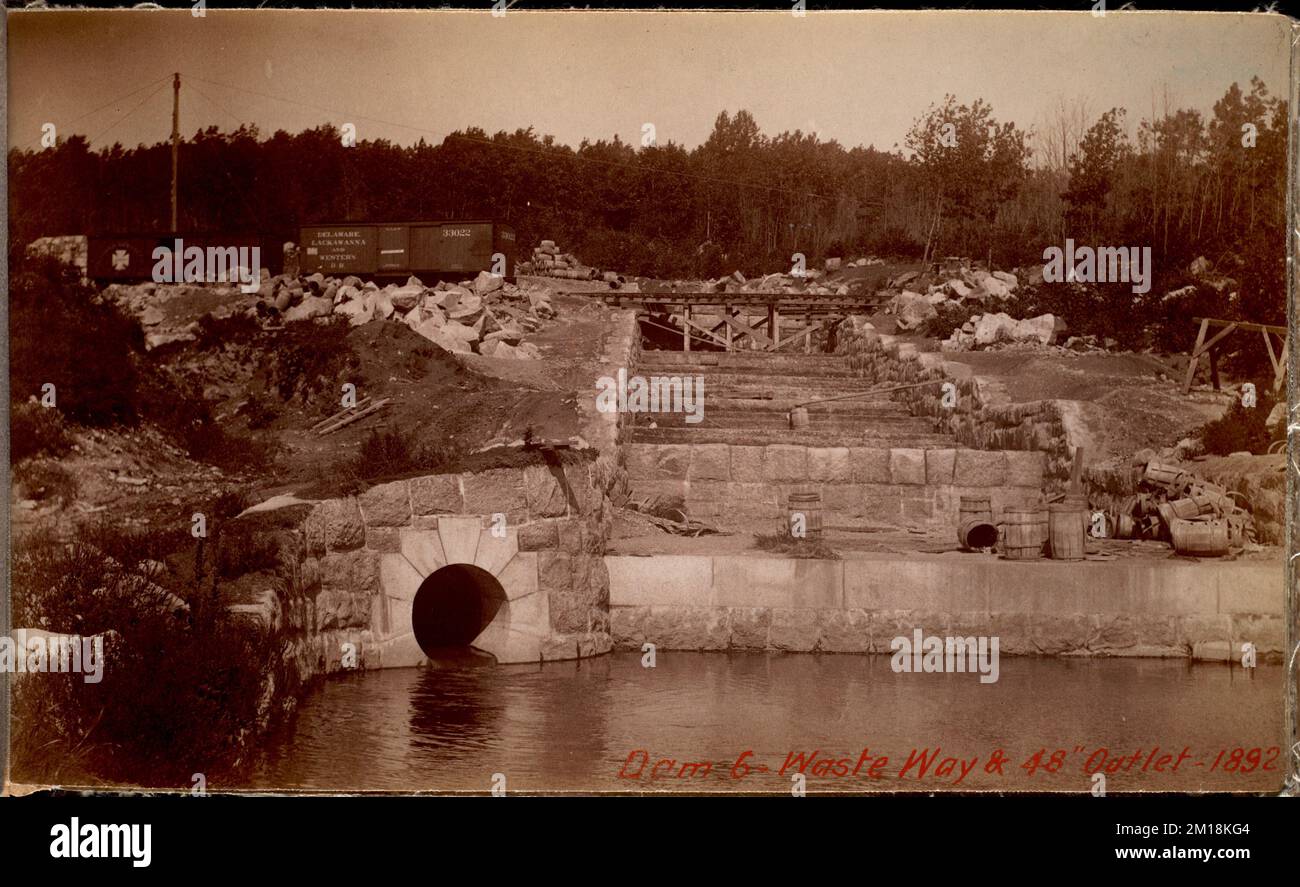 Sudbury Department, Hopkinton Dam, wasteway and 48inch outlet, Ashland