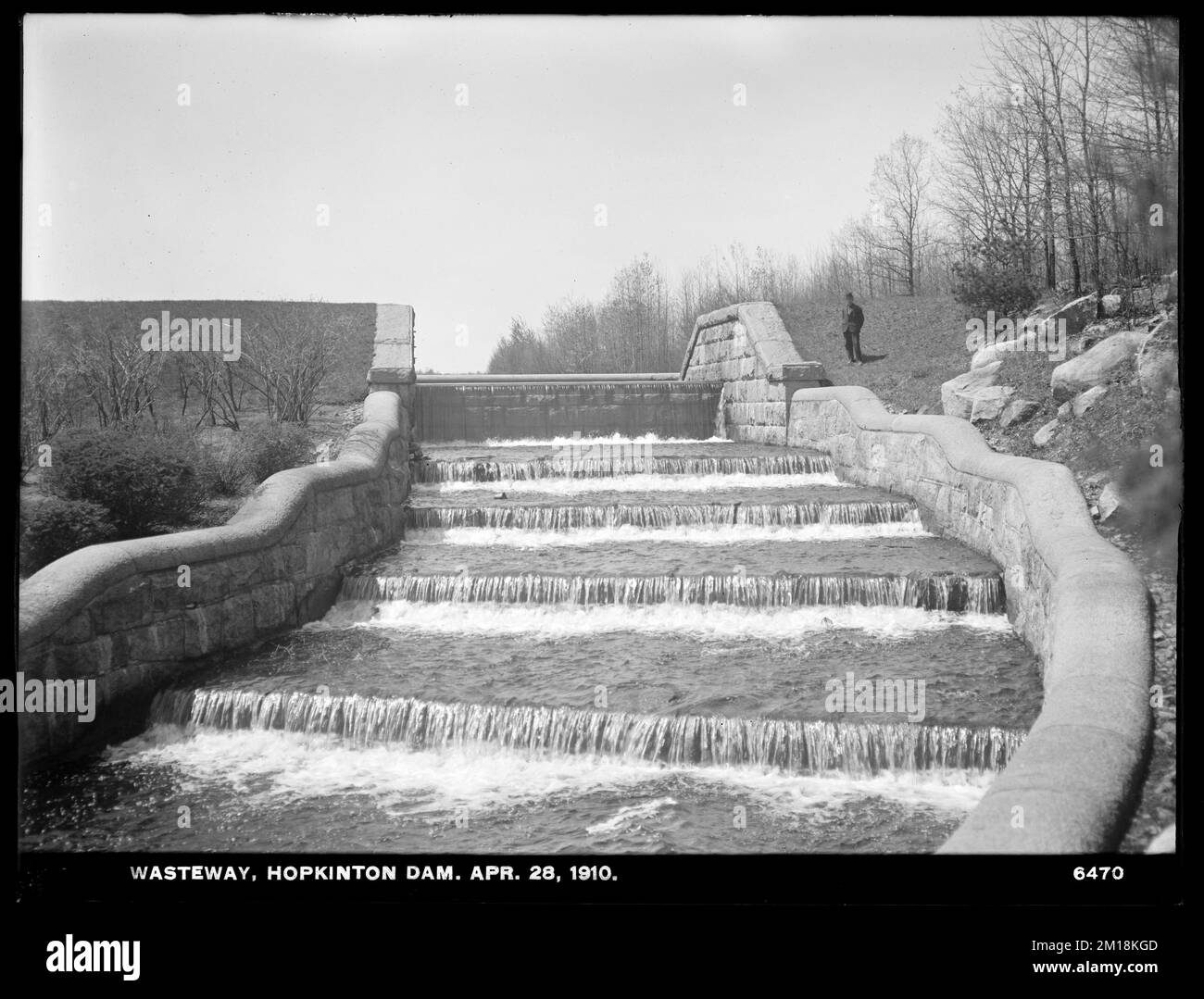 Sudbury Department, Hopkinton Dam, Wasteway, Ashland, Mass., Apr. 28
