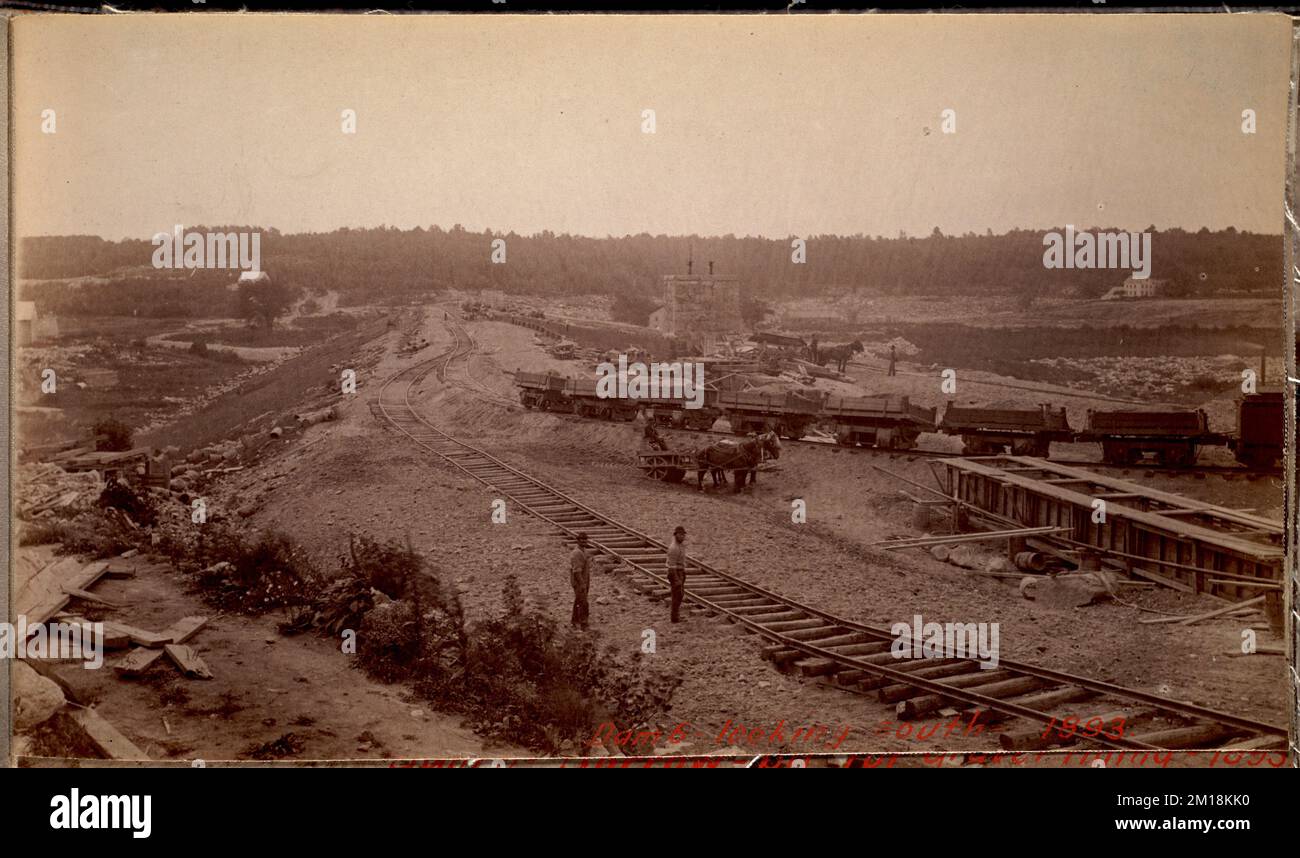 Sudbury Department, Hopkinton Reservoir, looking south, Ashland