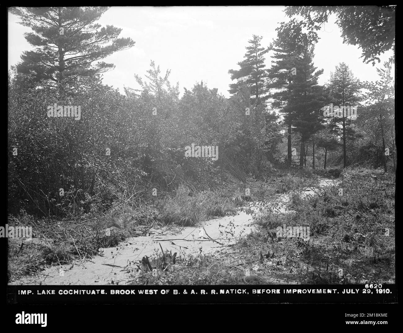 Brook West of Boston Albany Railroad