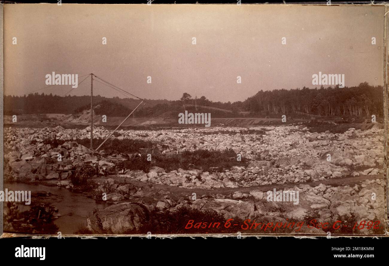 Sudbury Department, Hopkinton Reservoir, stripping Section D, Ashland