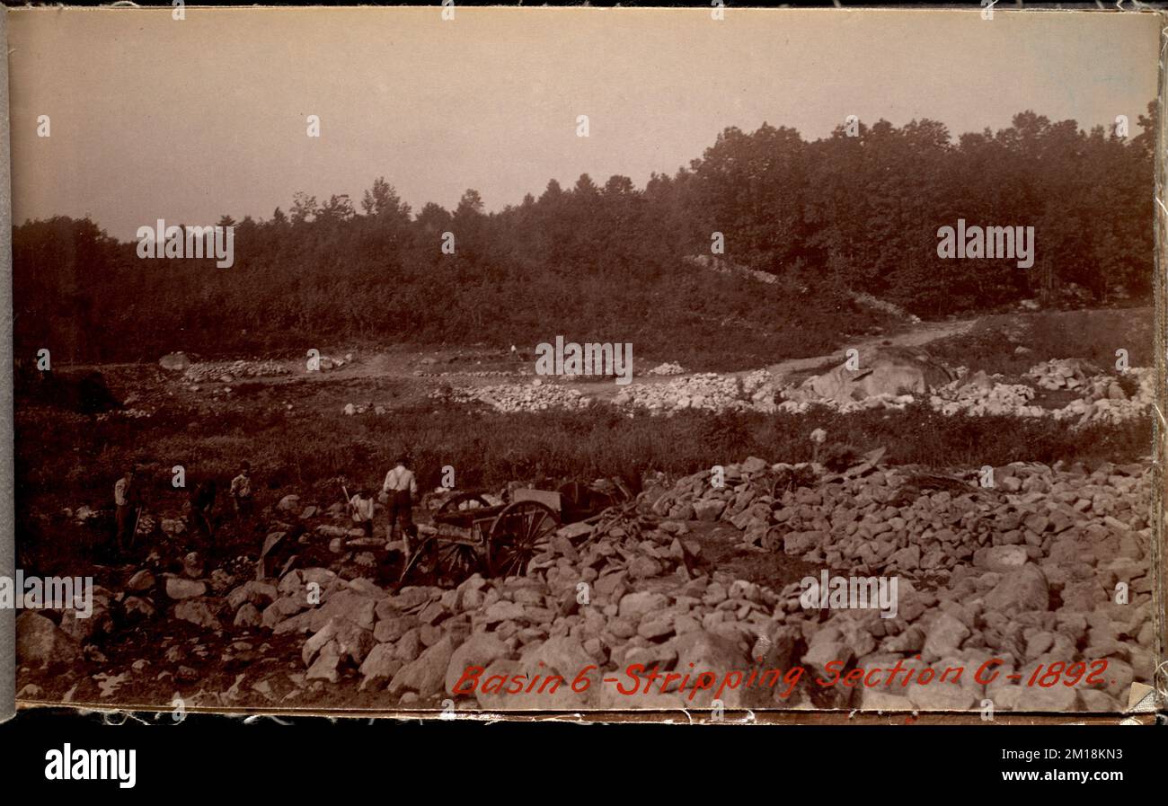Sudbury Department, Hopkinton Reservoir, stripping Section C, Ashland