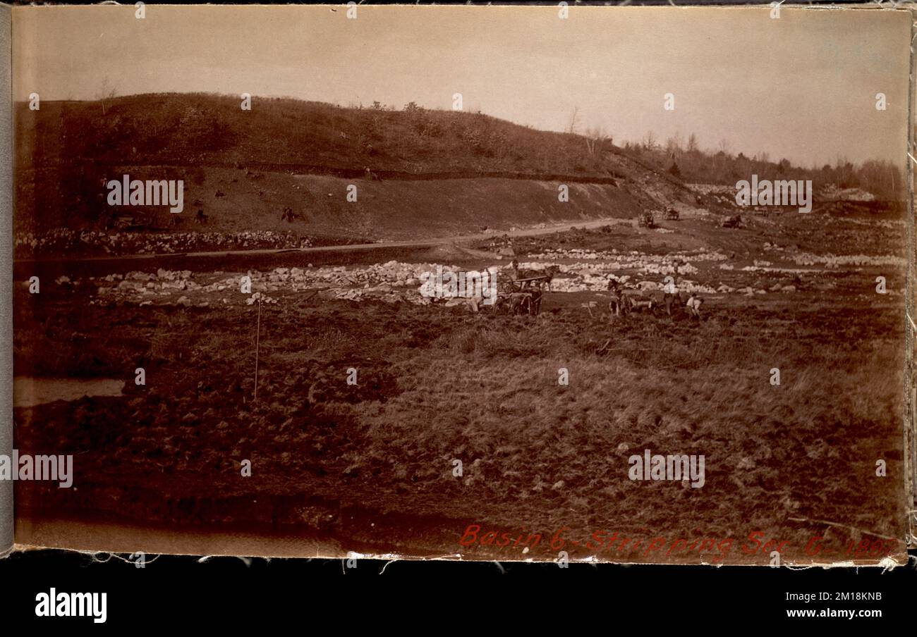 Sudbury Department, Hopkinton Reservoir, stripping Section C, Ashland