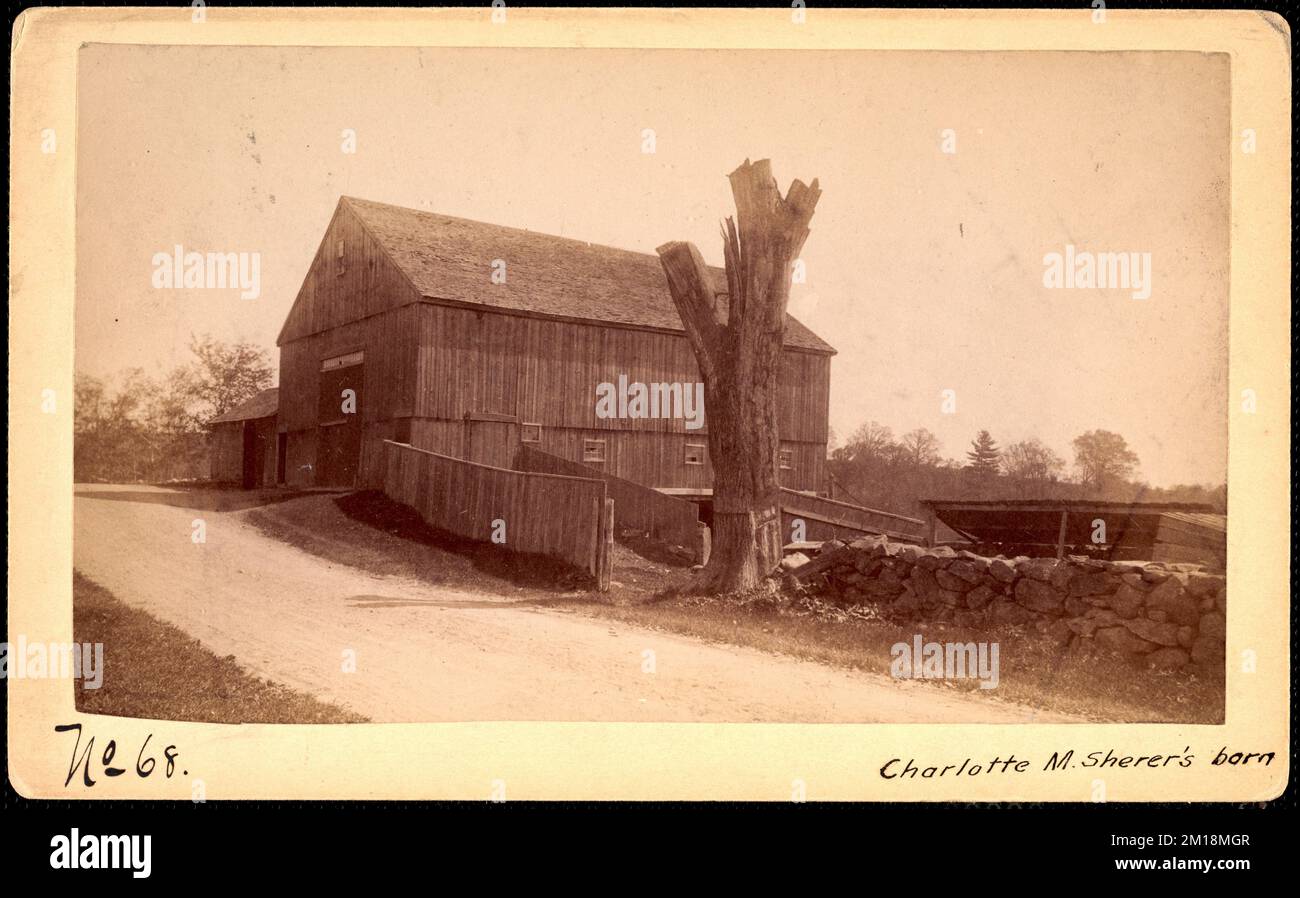 Sudbury Reservoir, real estate, Charlotte M. Sherer's barn