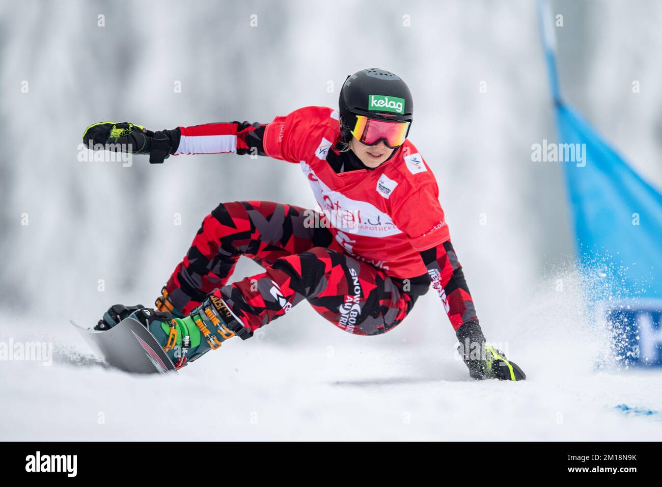 Winterberg, Germany. 11th Dec, 2022. Snowboard: World Cup, Parallel Slalom,  Final, Women. Claudia Riegler (Austria) in action. Credit: Marius  Becker/dpa/Alamy Live News Stock Photo - Alamy