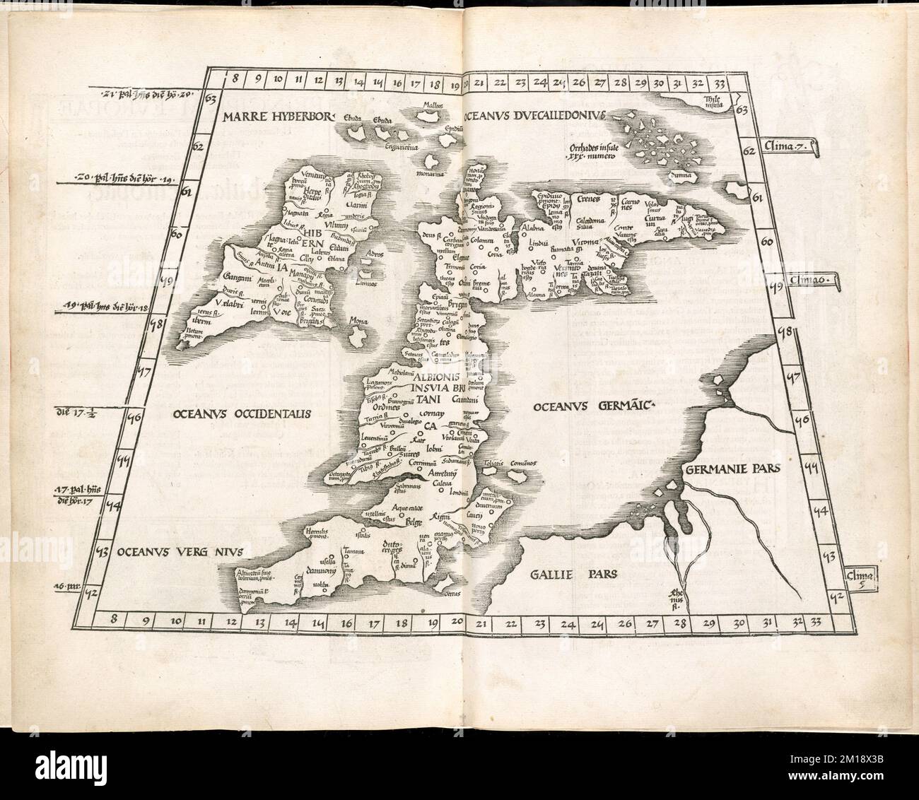 Tabula I Europae , Great Britain, Maps, Early works to 1800, Ireland