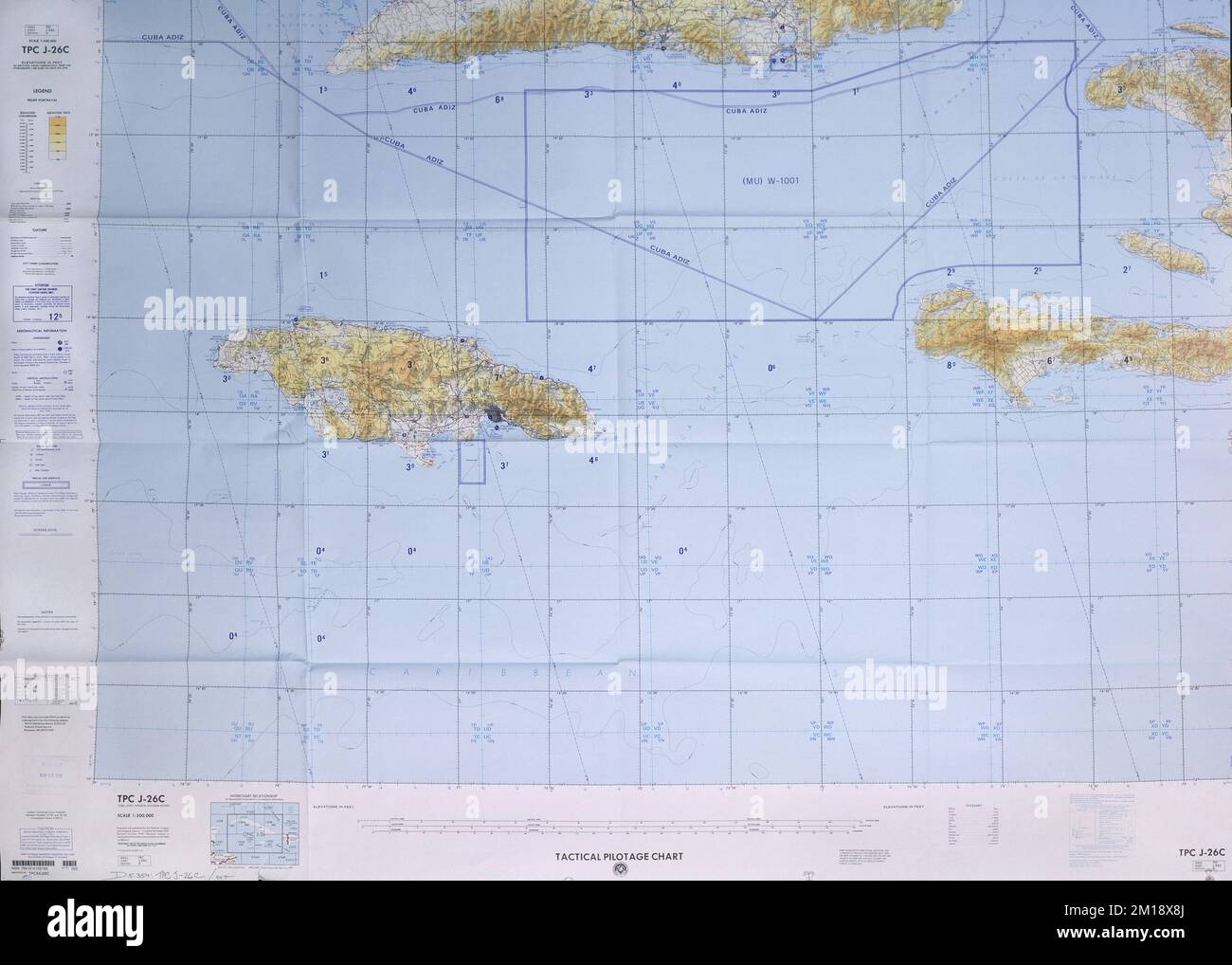 Tactical pilotage chart, TPC , Aeronautical charts, Cuba, Aeronautical