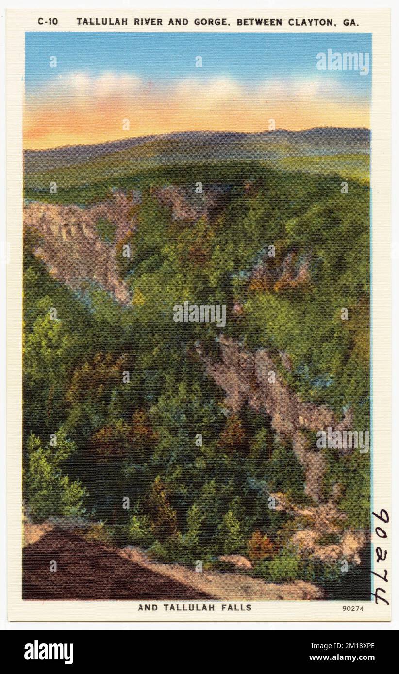 Tallulah River and between Clayton, Ga. , Rivers, Mountains