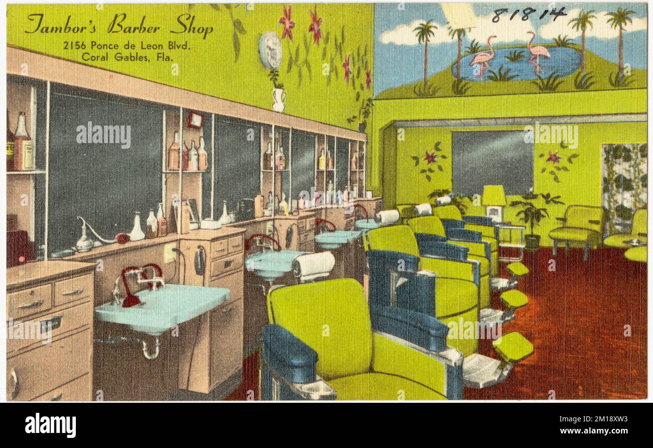 Tambor's Barber Shop, 2156 Ponce de Leon Blvd. Coral Gables, Fla