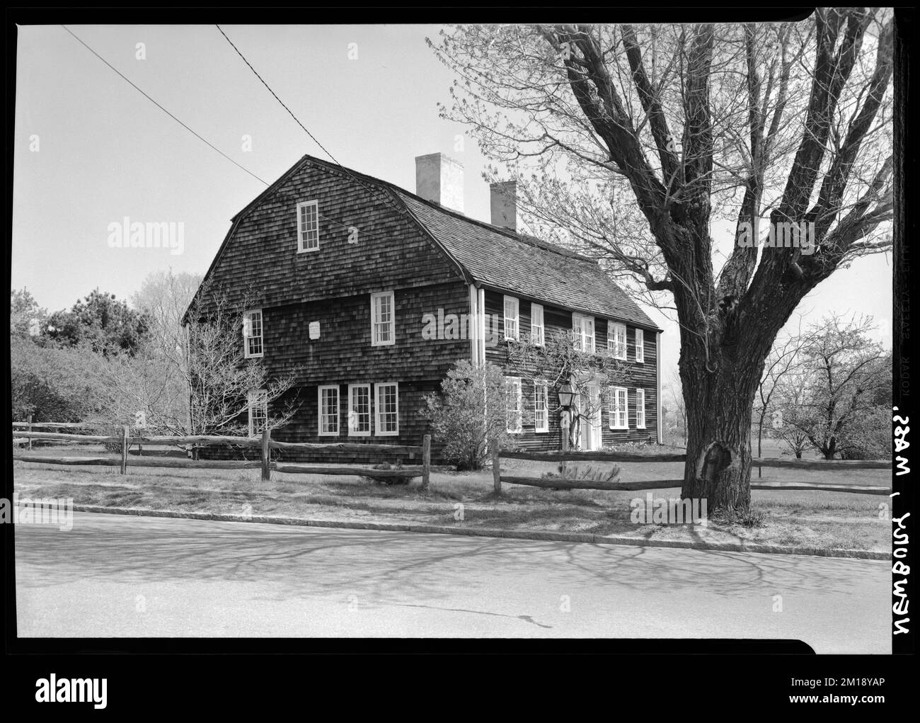 Tappan House , Architecture, Dwellings. Samuel Chamberlain Photograph