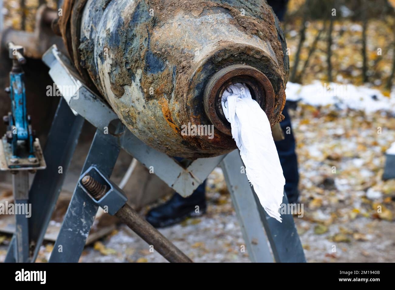 Kiel, Germany. 11th Dec, 2022. A defused American aerial bomb from