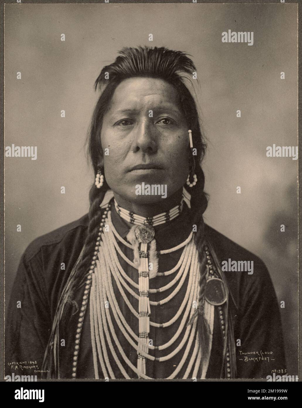 Thunder Cloud, Blackfeet , Indians of North America, Algonquian Indians