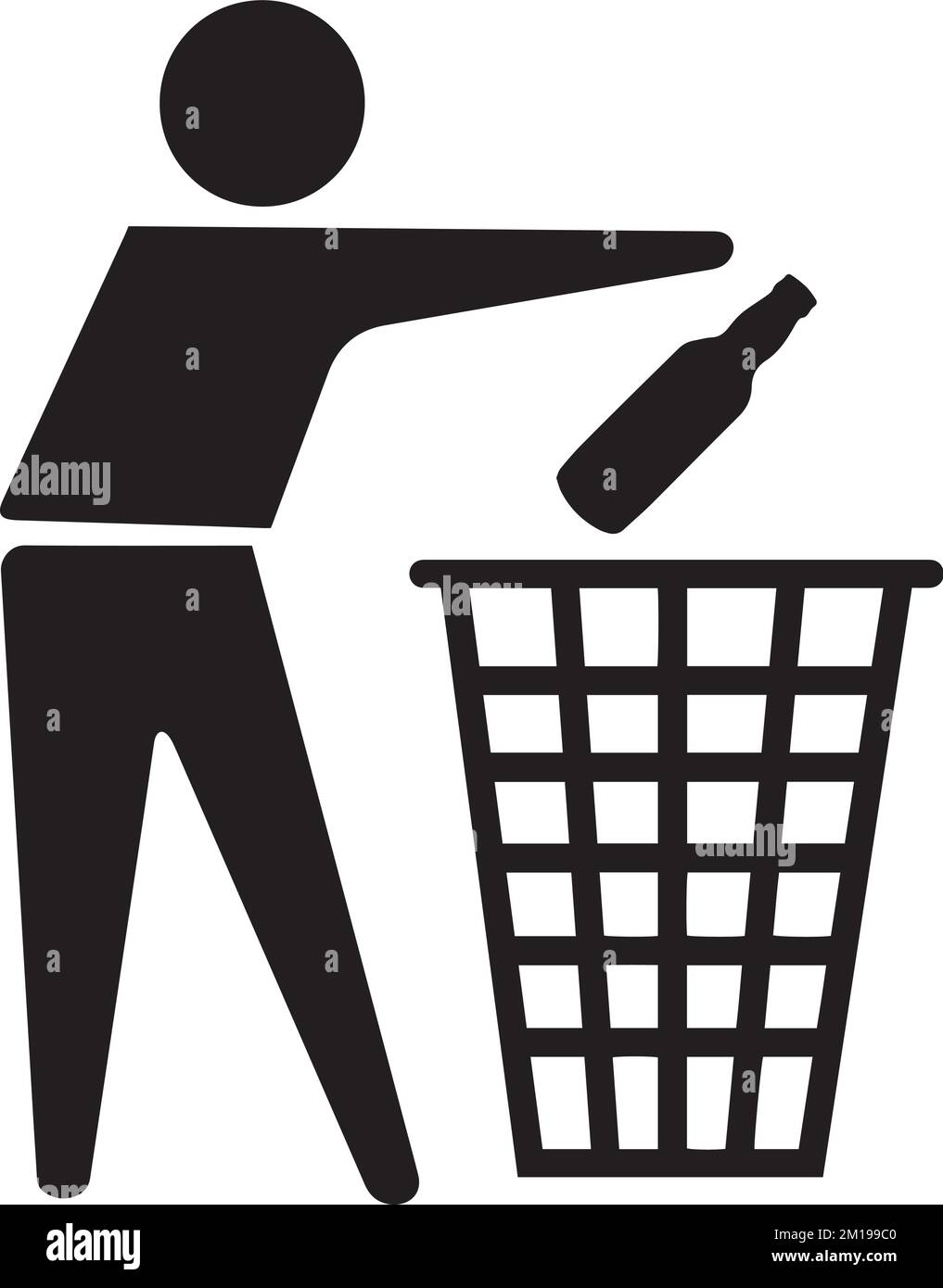 Litter Sign Symbol, Rubbish Bins, Waste Paper Baskets, Recycling symbol