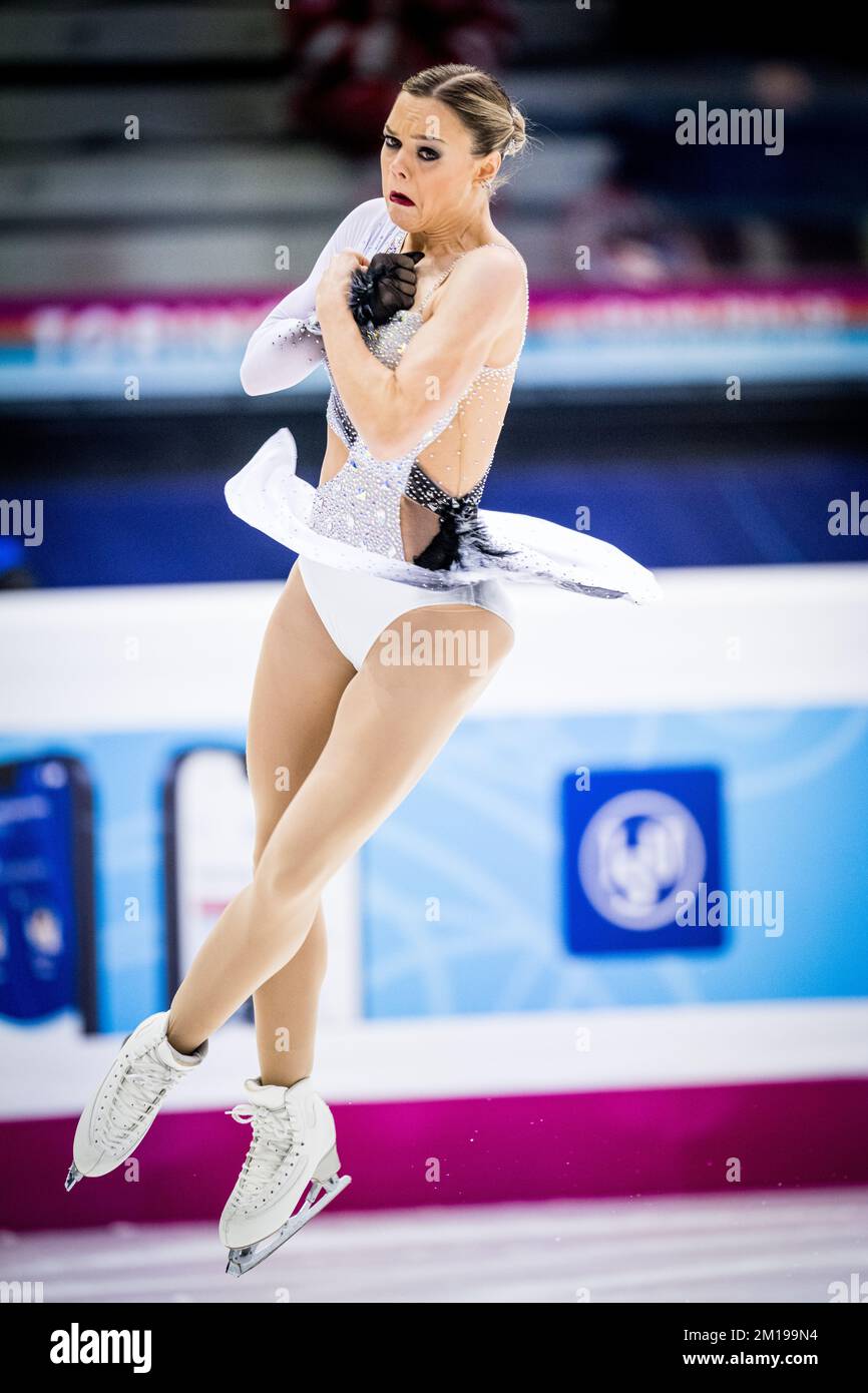 Turin, Italy. 10th Dec, 2022. Belgian figure skater Loena Hendrickx pictured in action during the ISU Grand Prix of Figure Skating Final 2022 in Turin, Italy, Saturday 10 December 2022. BELGA PHOTO JASPER JACOBS Credit: Belga News Agency/Alamy Live News Stock Photo