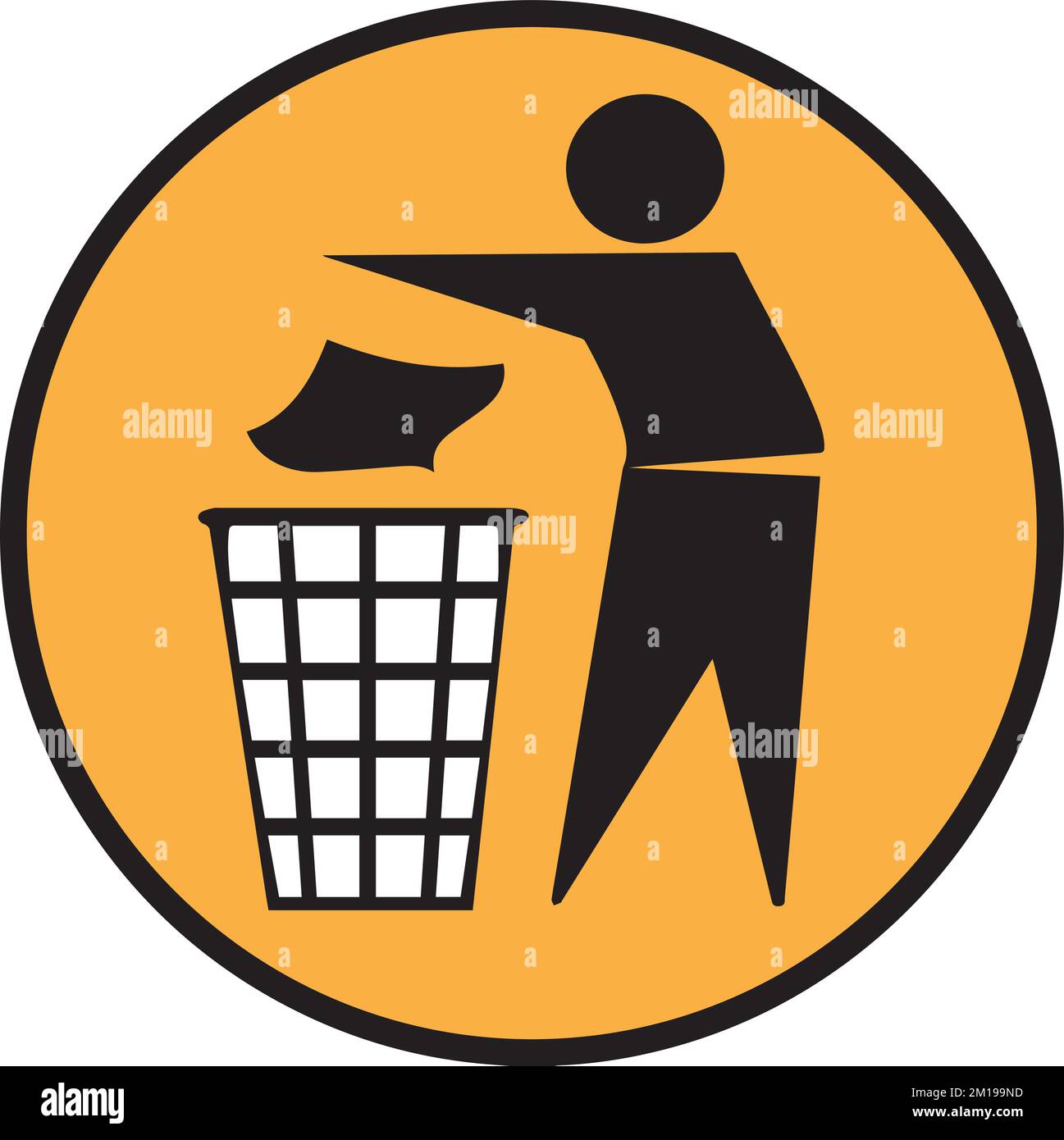 Litter Sign Symbol, Rubbish Bins, Waste Paper Baskets, Recycling symbol