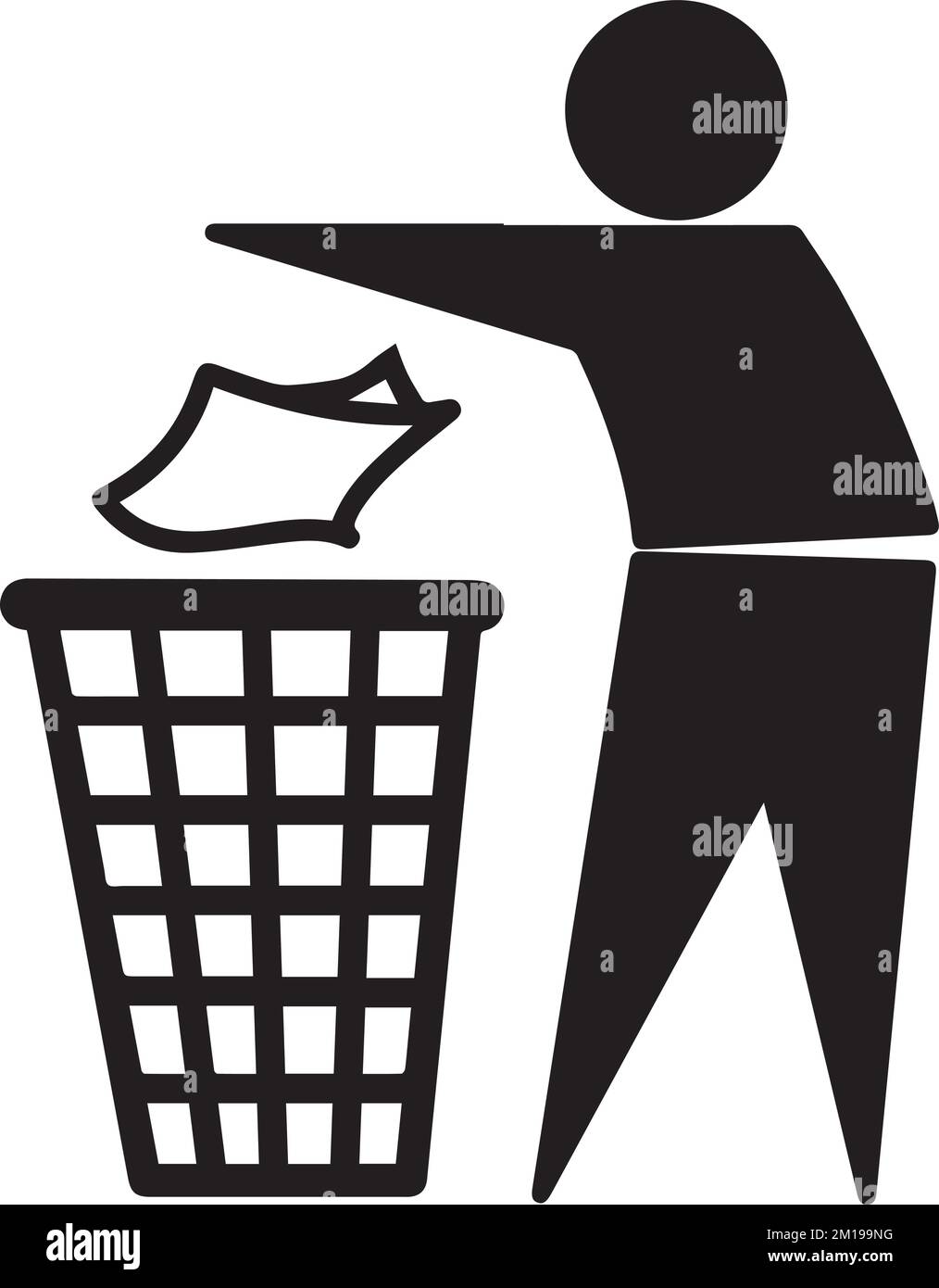 Litter Sign Symbol, Rubbish Bins, Waste Paper Baskets, Recycling symbol