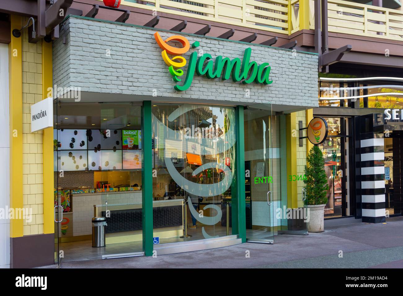 Anaheim, CA, USA November 1, 2022 Jamba Juice store front located in
