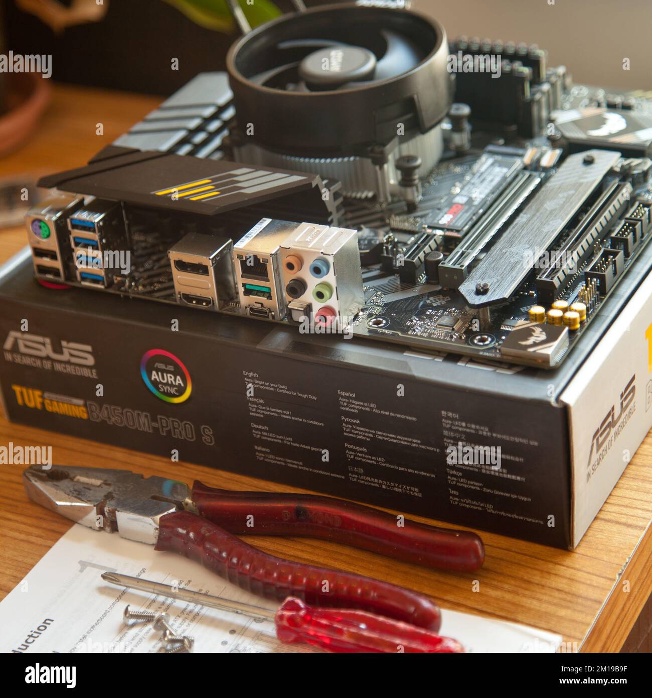 View of Enjoy exceptional performance with the Asus Tuf Gaming B450M Pro S ...