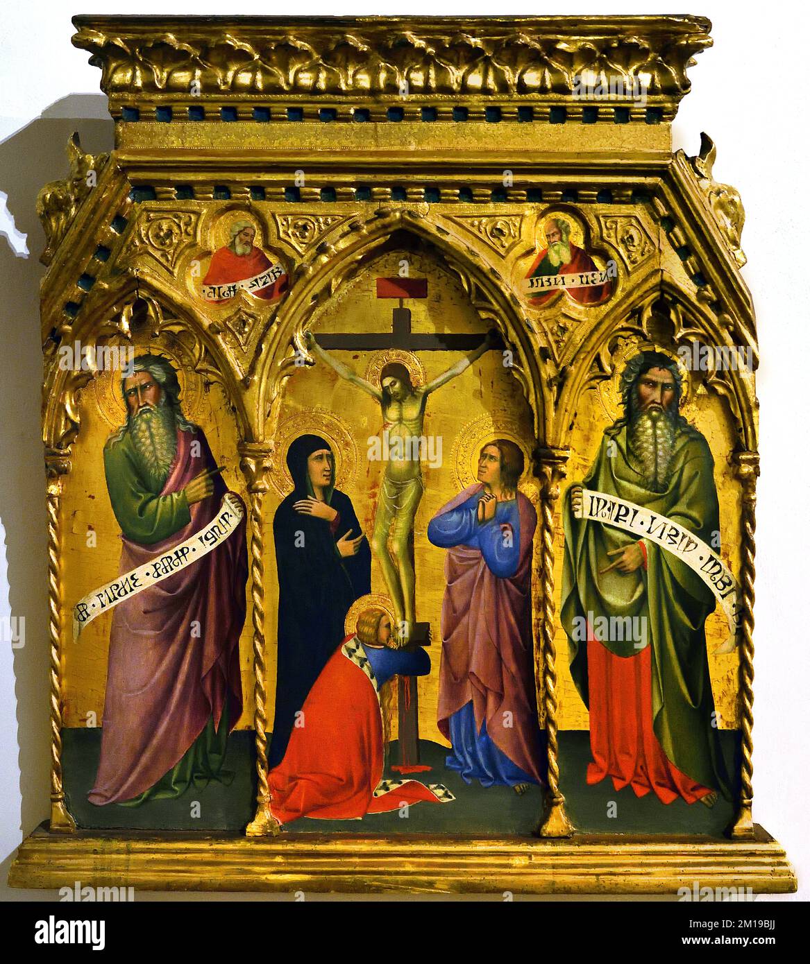 Andrea Vanni, 1332-1414, Crucifixion, Christian Art, Italy, Italian. Stock Photo