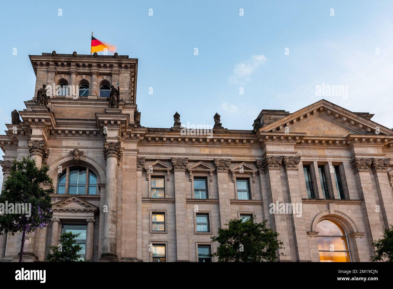 The Reichstag building (Bundestag) in Berlin, Germany, meeting place of